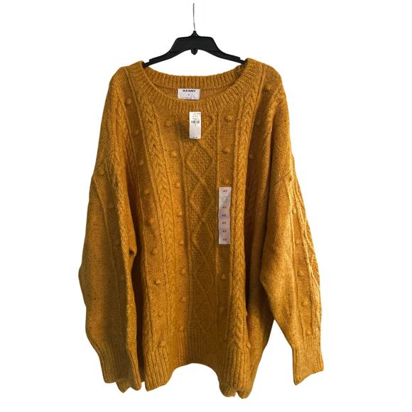 NWT Old Navy Plus Size Women's Gold Sweater Size 4X - Picture 1 of 7